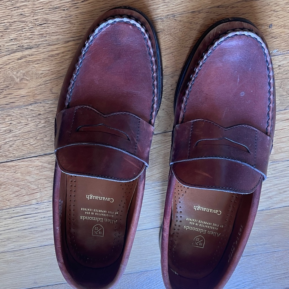 Allen Edmonds Brown Leather Loafers